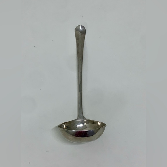 Vintage Raimond Large Raised Rattail Hook Stand Silver Plated Punch Soup Ladle - Picture 11 of 16